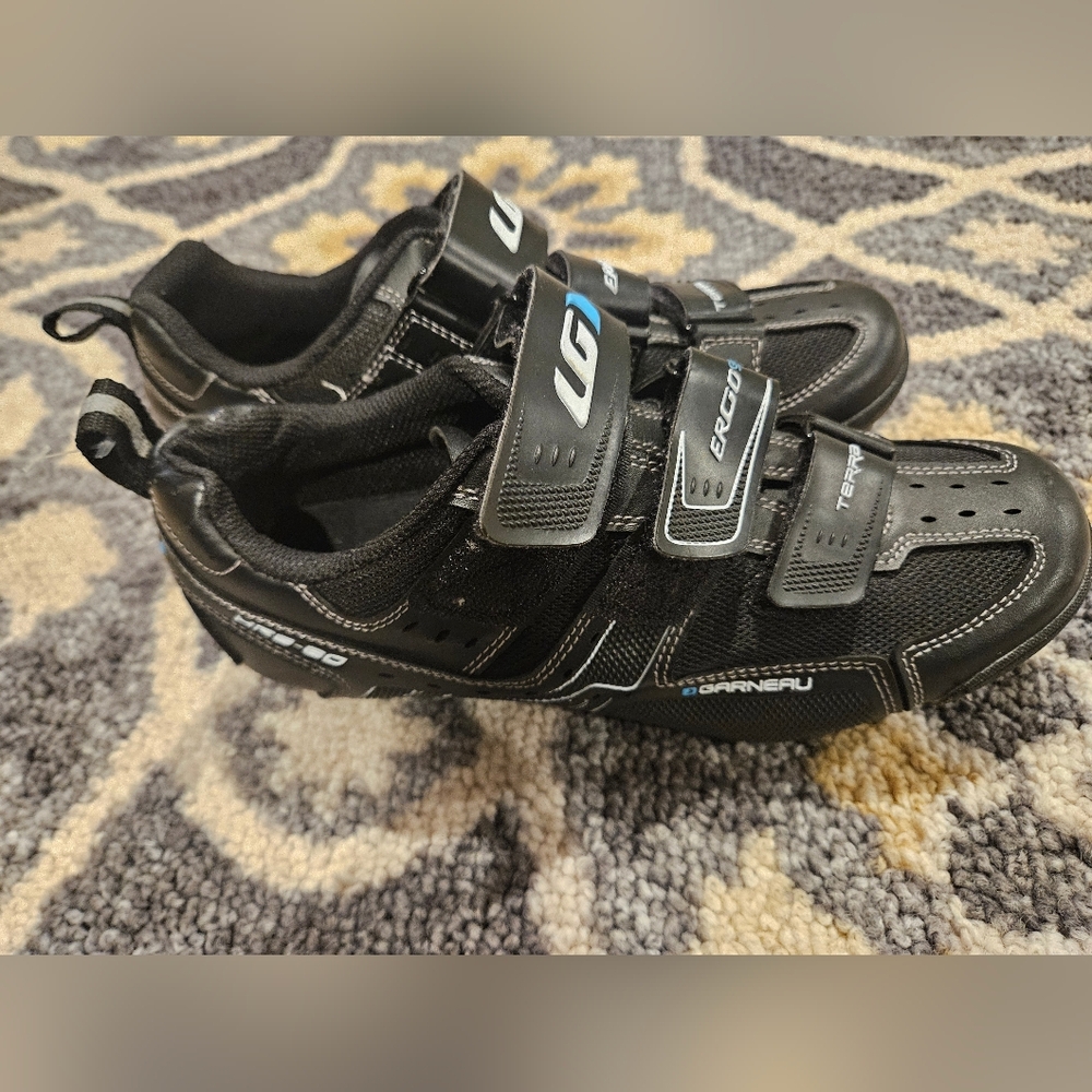 Louis Garneau Terra MTB 39 EU 7.5 US UK 4.5 Women's Black Cycling Shoes Biking